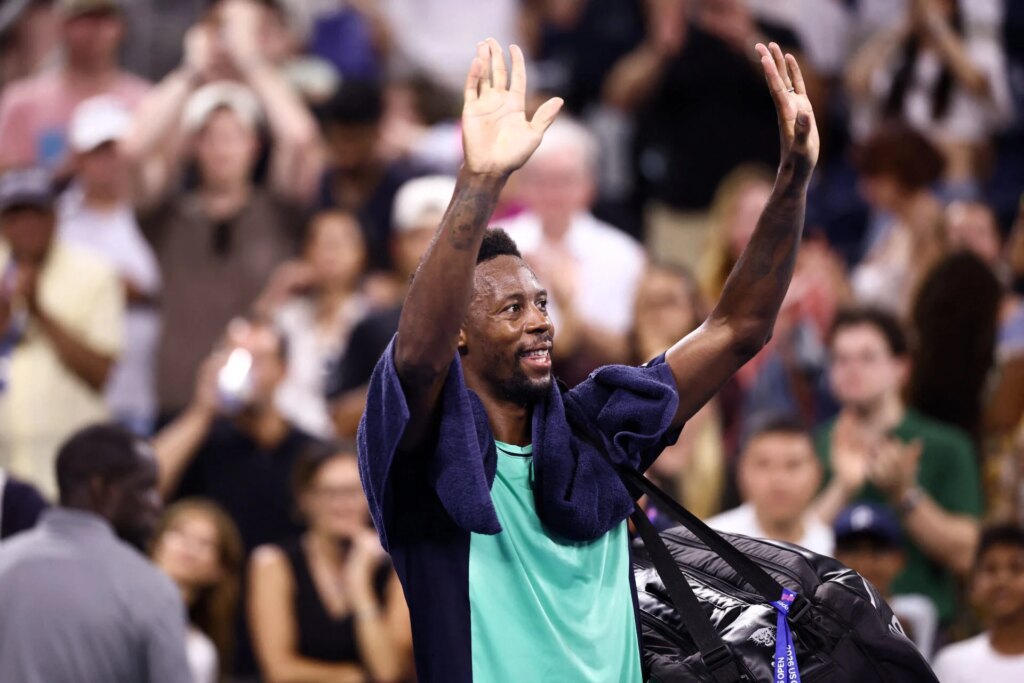 Gael Monfils sends heartfelt message to the New York fans after playing his last match at the US Open