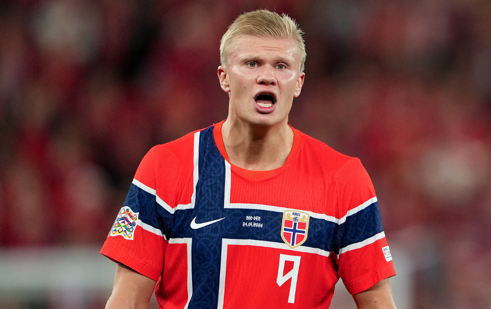 How to watch Norway vs Portugal: live stream for FREE Erling Haaland of Norway reacts during the UEFA Nations League 2026/27 group phase match between Norway and Denmark at Ullevaal Stadion on September 24, 2026 in Oslo, Norway.