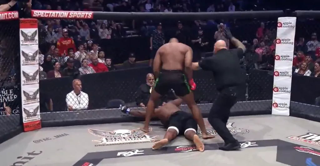 Video! MMA Fighter Slumped Along The Cage After Eight-Second Viral KO Video! MMA Fighter Slumped Along The Cage After Eight-Second Viral KO