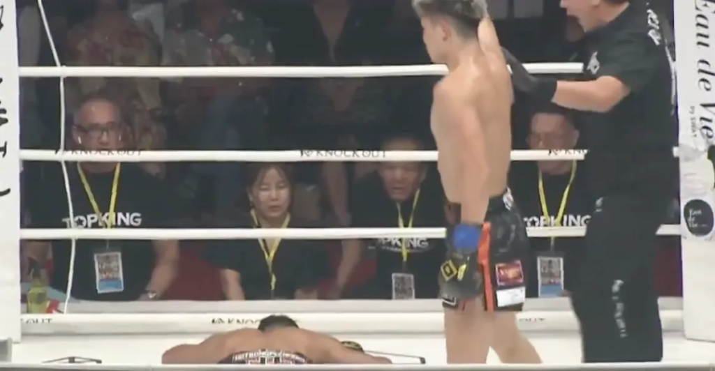 Video: Muay Thai legend Sitthichai launched into the air after vicious uppercut Video: Muay Thai legend Sitthichai launched into the air after vicious uppercut