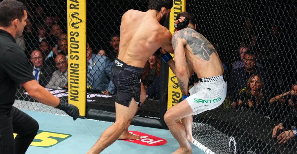 Video shows Tsarukyan drilling elbows that KO’d Ruffy at UFC 331