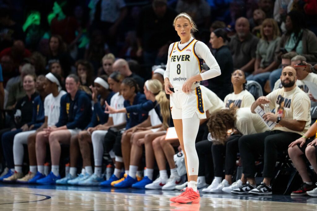 If CC wants Sophie to stay, Sophie will stay WNBA: Indiana Fever at Minnesota Lynx - Source: Imagn
