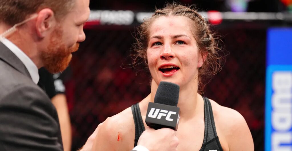 Jasmine Jasudavicius in disbelief at being fined $10K for alleged ’dip’ in UFC Winnipeg fight Jasmine Jasudavicius in disbelief at being fined $10K for alleged ’dip’ in UFC Winnipeg fight