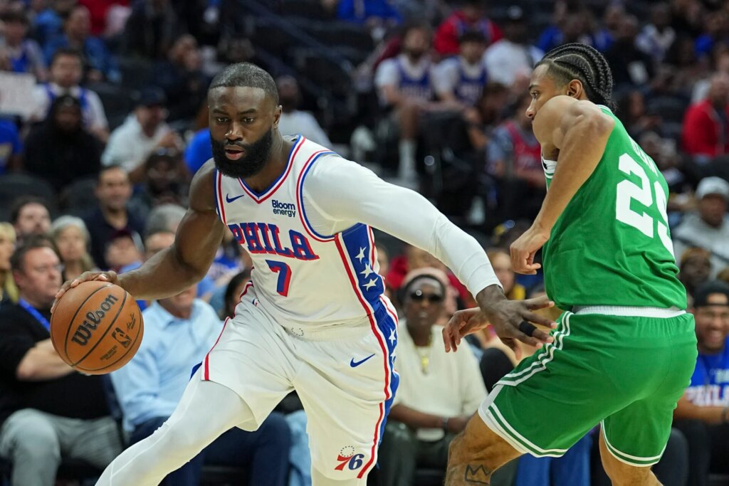 Jaylen Brown says how he really feels about playing with LeBron James on the 76ers