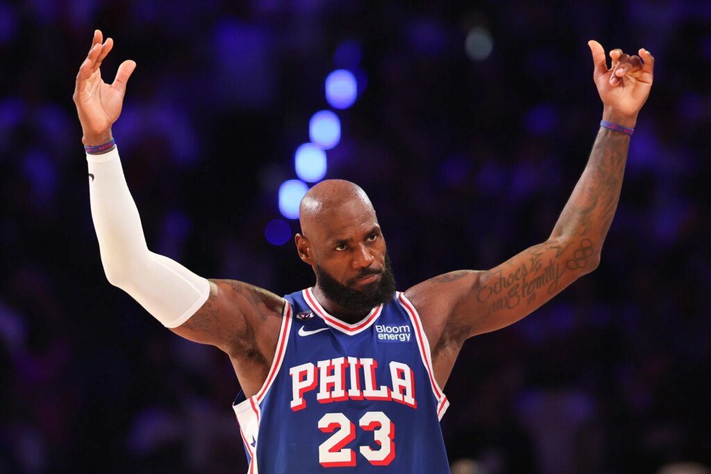 LeBron James has changed how he acts with the Philadelphia 76ers compared to LA Lakers, says Iman Shumpert
