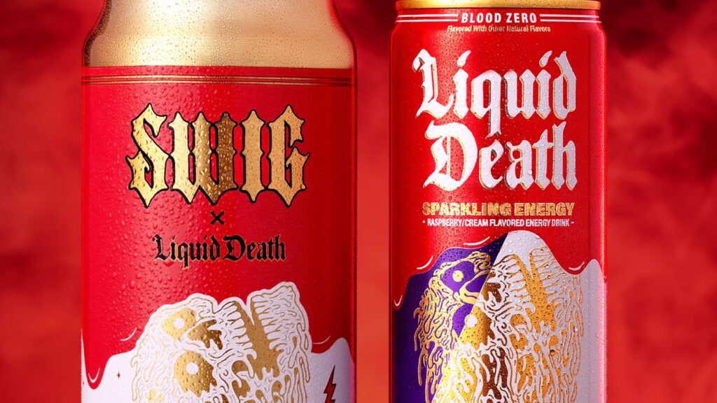 Liquid Death turns energy drinks into dirty soda for Halloween collab with Swig netflix being turned off