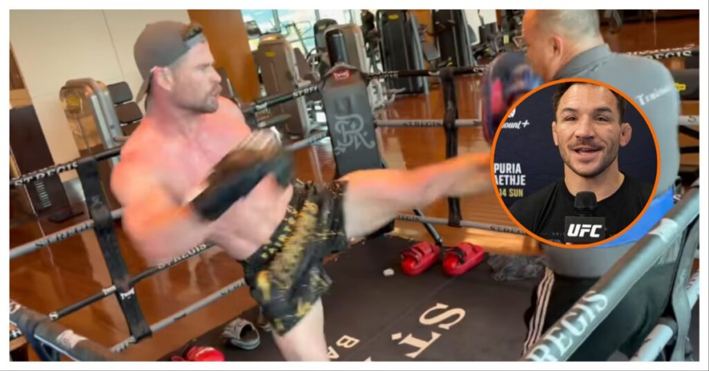 Michael Chandler Chris Hemsworth MMA UFC