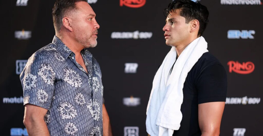 Oscar De La Hoya reveals why he didn’t attend Ryan Garcia vs. Conor Benn fight: ‘I was going to be set up’ Oscar De La Hoya reveals why he didn’t attend Ryan Garcia vs. Conor Benn fight: ‘I was going to be set up’