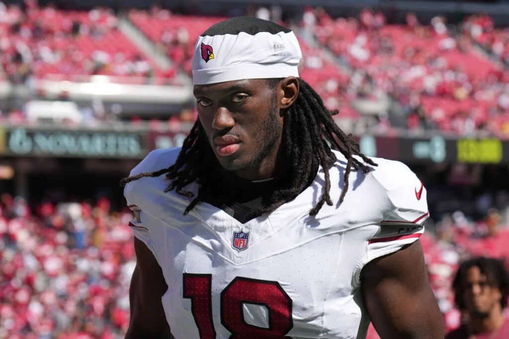 Texans GM Nick Caserio sheds light on Marvin Harrison Jr. trade after Cardinals reportedly were not shopping the WR NFL: Arizona Cardinals at San Francisco 49ers - Source: Imagn