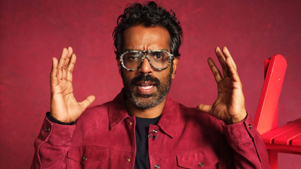 Romesh Ranganathan poses for a portrait