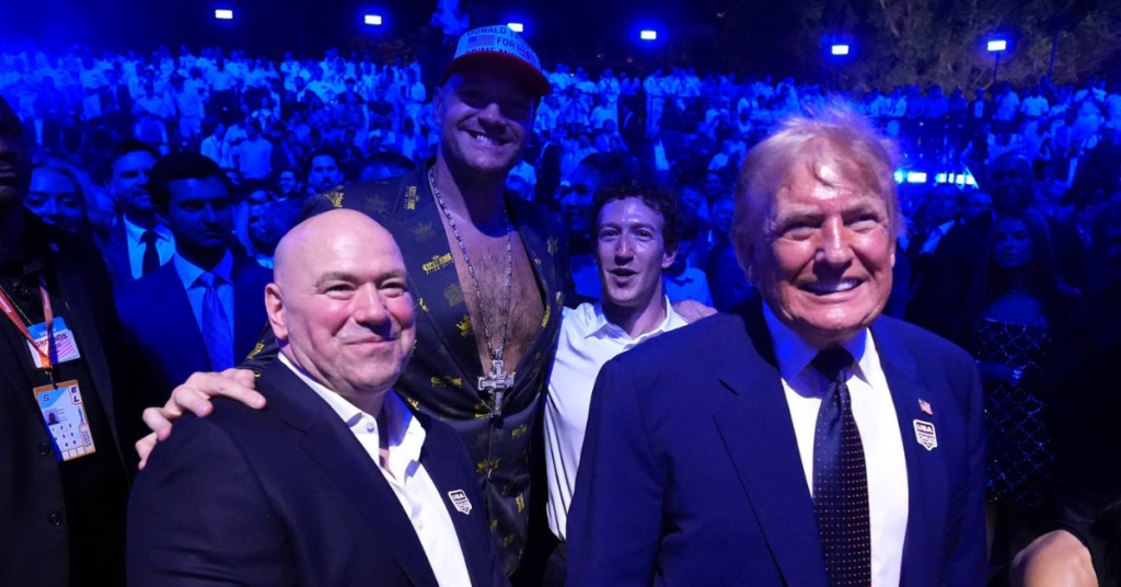 Tyson Fury: Dana White Got Me Back Into America With One Donald Trump Conversation tyson fury donald trump dana white visa issues USA