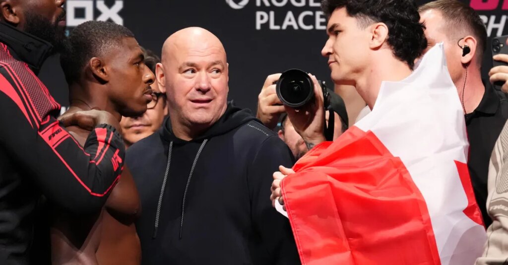 Video: Joaquin Buckley too locked in for UFC Edmonton face-off, leaves flabbergasted Dana White hanging