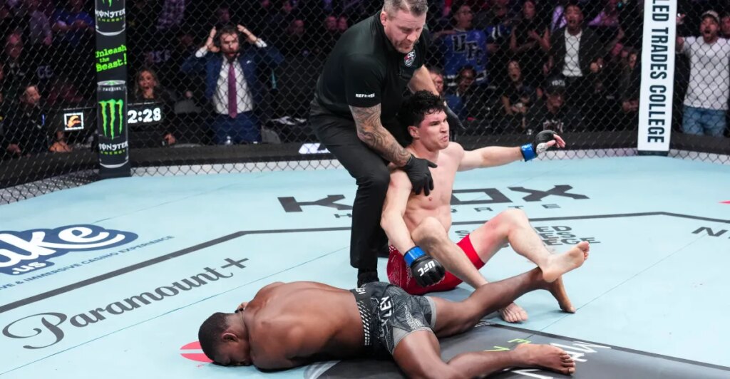 ‘That motherf*cker slept my ass’: Watch Joaquin Buckley’s reaction to UFC Edmonton knockout loss to Mike Malott